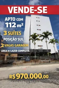 Apartamento com 3 Quartos à venda, 112m² no Jardim Oceania, João Pessoa
