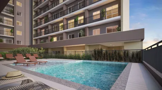 Apartamento com 2 Quartos à venda, 44m² no Santo Amaro, São Paulo
