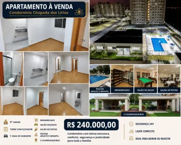Apartamento com 2 Quartos à venda, 40m² no Bela Vista, Cuiabá