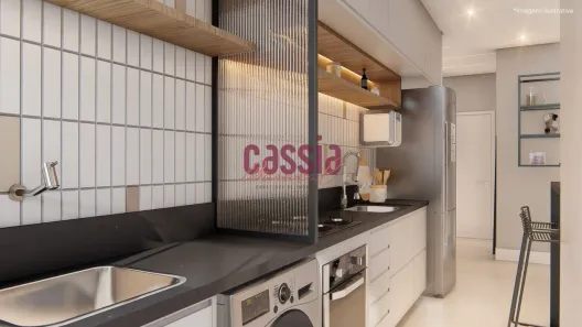 Apartamento com 2 Quartos à venda, 61m² no Guilhermina, Praia Grande