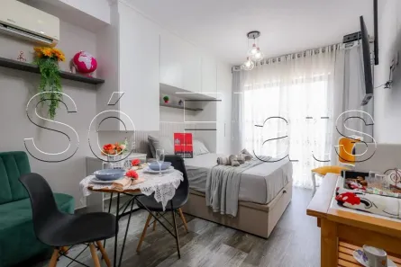 Flat com 1 Quarto para alugar, 27m² no Pinheiros, São Paulo