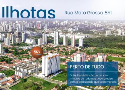Apartamento com 2 Quartos à venda, 68m² no Ilhotas, Teresina