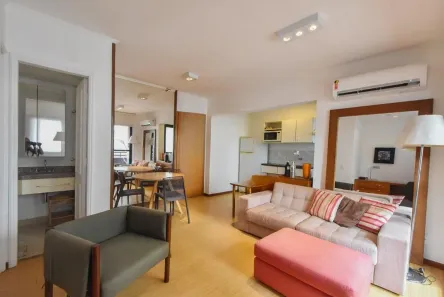 Apartamento com 1 Quarto à venda, 45m² no Cidade Monções, São Paulo