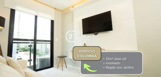 Apartamento com 1 Quarto para venda ou aluguel, 55m² no Jardim Paulista, São Paulo
