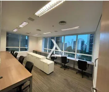 Sala Comercial para alugar, 192m² no Cidade Monções, São Paulo