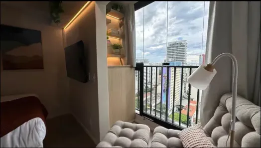 Apartamento com 1 Quarto para alugar, 25m² no Pinheiros, São Paulo