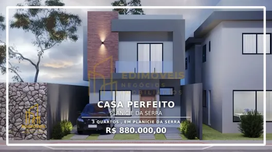 Casa com 3 Quartos à venda, 136m² no Planície da Serra, Serra