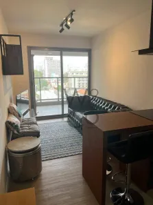Apartamento com 1 Quarto para alugar, 41m² no Santo Amaro, São Paulo