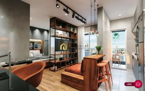 Apartamento com 1 Quarto à venda, 39m² no Vila Carvalho, Sorocaba