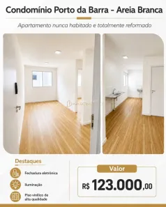 Apartamento com 2 Quartos à venda, 40m² no Areia Branca, Salvador