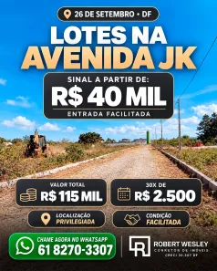 Lote/Terreno à venda, 400m² no , Brasília