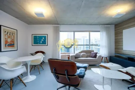 Flat com 1 Quarto à venda, 90m² no Cidade Monções, São Paulo