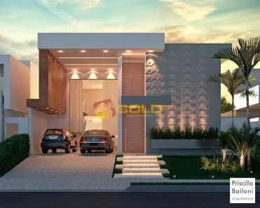 Casa de Condomínio com 3 Quartos à venda, 150m² no Nova Uberlândia, Uberlândia