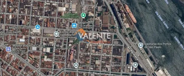 Lote/Terreno com 1 Quarto à venda, 1054m² no Macuco, Santos