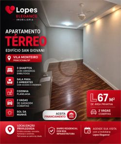 Apartamento com 3 Quartos à venda, 67m² no Piracicamirim, Piracicaba