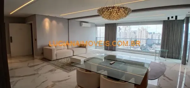 Apartamento com 3 Quartos para alugar, 221m² no Vila Romana, São Paulo