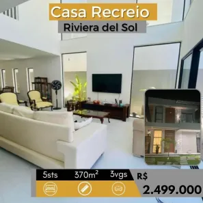 Casa de Condomínio com 5 Quartos à venda, 370m² no Recreio dos Bandeirantes, Rio de Janeiro