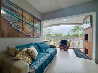 Apartamento com 3 Quartos para alugar, 80m² no Riviera, Bertioga