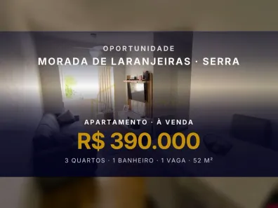Apartamento com 3 Quartos à venda, 55m² no Morada de Laranjeiras, Serra