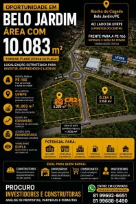 Lote/Terreno à venda, 10m² no Centro, Belo Jardim