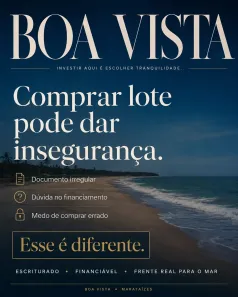 Lote/Terreno à venda, 222m² no Alto Lagoa Funda, Marataízes