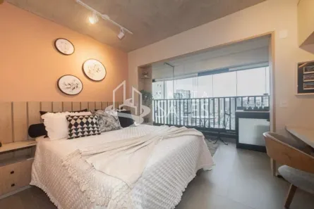 Kitnet com 1 Quarto para alugar, 25m² no Santo Amaro, São Paulo