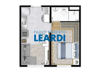 Apartamento com 1 Quarto à venda, 32m² no Barra Funda, São Paulo
