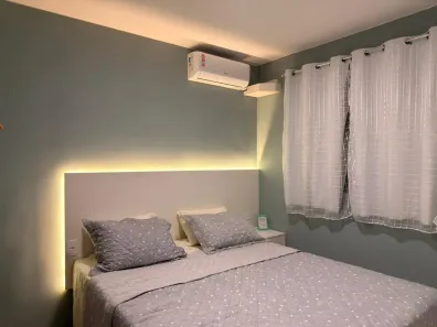 Apartamento com 2 Quartos para alugar, 43m² no Ponta Negra, Manaus