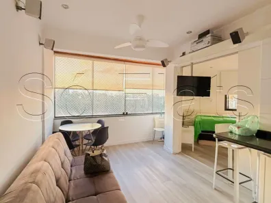 Apartamento com 1 Quarto para alugar, 34m² no Paraíso do Morumbi, São Paulo
