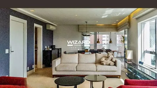 Apartamento com 3 Quartos para alugar, 185m² no Campo Belo, São Paulo