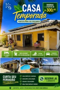 Casa com 2 Quartos para alugar, 800m² no Barra do Jacuípe, Camaçari