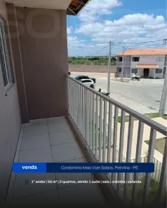 Apartamento com 2 Quartos à venda, 50m² no Jardim Amazonas, Petrolina