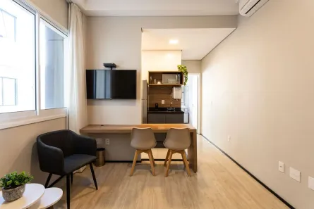 Apartamento com 1 Quarto para alugar, 35m² no Santa Cecília, São Paulo