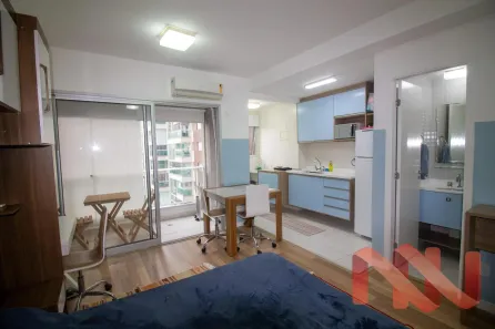Apartamento com 1 Quarto para alugar, 33m² no Cidade Monções, São Paulo