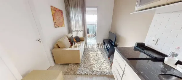 Apartamento com 1 Quarto para alugar, 33m² no Brooklin Paulista, São Paulo
