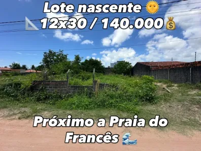 Lote/Terreno à venda, 360m² no Praia do Francês, Marechal Deodoro