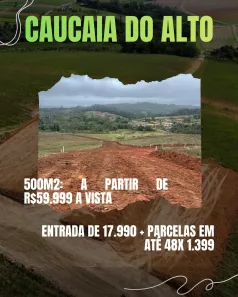 Lote/Terreno à venda, 500m² no Altos de Caucaia (Caucaia do Alto), Cotia