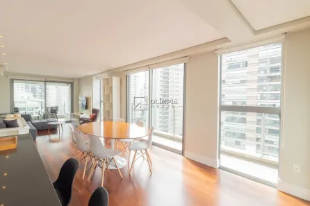 Apartamento com 1 Quarto para alugar, 104m² no Vila Nova Conceição, São Paulo