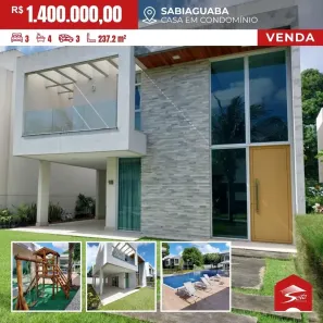 Casa com 3 Quartos à venda, 237m² no Sabiaguaba, Fortaleza