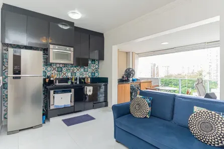 Apartamento com 1 Quarto à venda, 40m² no Cidade Monções, São Paulo