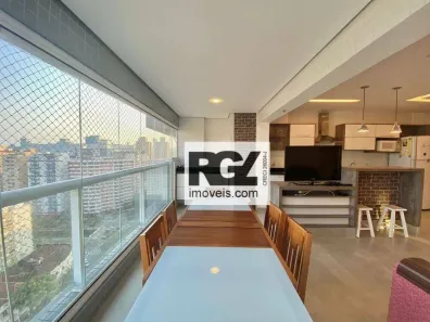Apartamento com 2 Quartos para alugar, 69m² no Pompéia, Santos