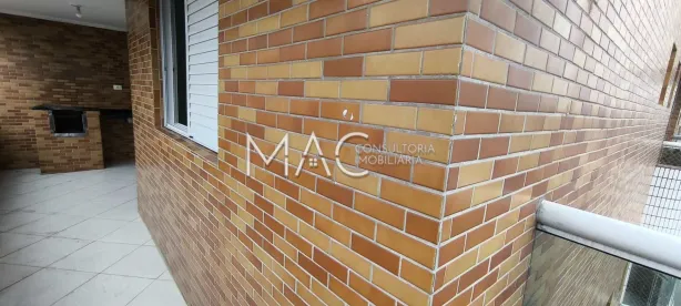 Apartamento com 2 Quartos para alugar, 90m² no Canto do Forte, Praia Grande