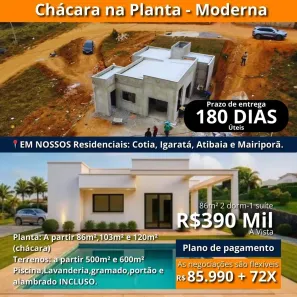 Fazenda/Sítio à venda, 86m² no Centro, Igaratá