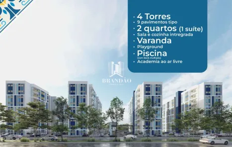 Apartamento com 2 Quartos à venda, 41m² no Antares, Maceió