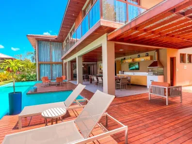 Casa de Condomínio com 7 Quartos para venda ou aluguel, 469m² no Praia do Forte, Mata de São João