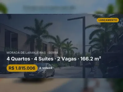 Casa com 4 Quartos à venda, 166m² no Morada de Laranjeiras, Serra