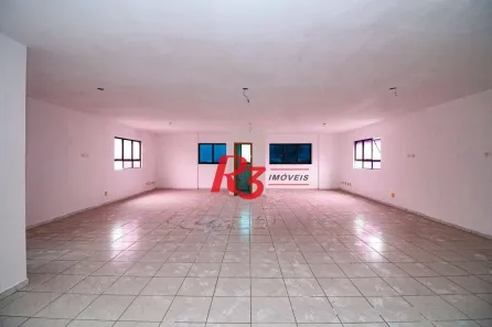 Sala Comercial para alugar, 115m² no Gonzaga, Santos