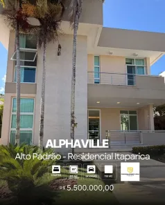 Casa de Condomínio com 4 Quartos à venda, 450m² no Alphaville I, Salvador