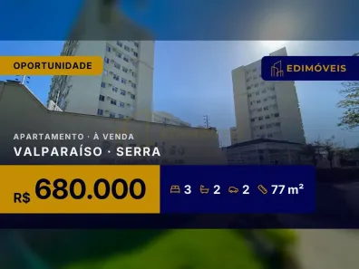 Apartamento com 3 Quartos à venda, 77m² no Valparaíso, Serra