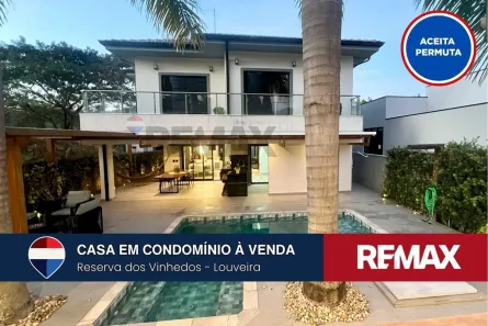 Casa de Condomínio com 3 Quartos à venda, 225m² no Reserva dos Vinhedos, Louveira